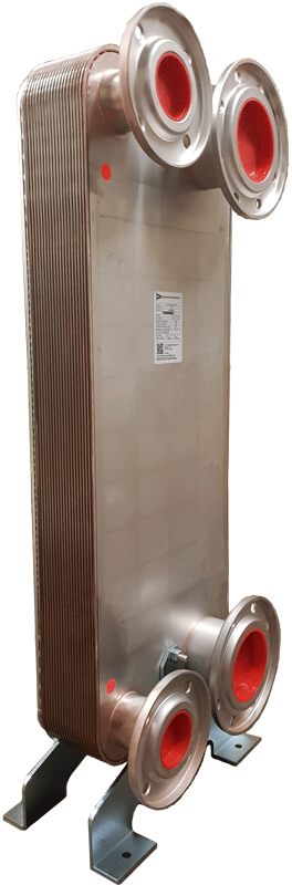 Plattenw�rmetauscher EWT-BC4-500, Unex PB97, Danfoss XB70